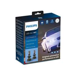 Philips H7 Ultinon Pro LED Headlight Bulb, 18 W 12V, 5800K- Set Of 2 Pcs